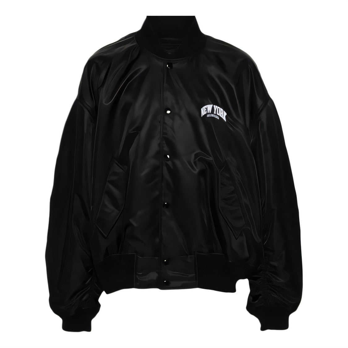 Balenciaga Bomber Jacket With Bold 'New York' Graphic