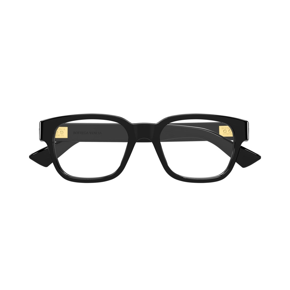 Bottega Veneta Bv1403o Rectangular Black Eyeglasses