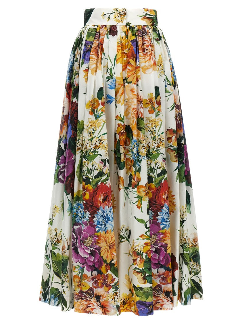 Dolce & Gabbana Bouquet' Print Skirt