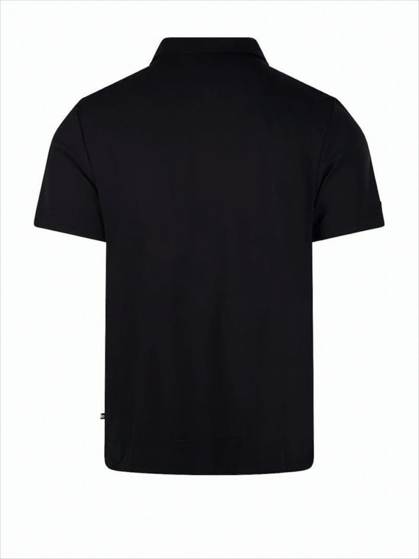 Moncler Short-Sleeved Polo Shirt With Classic Collar