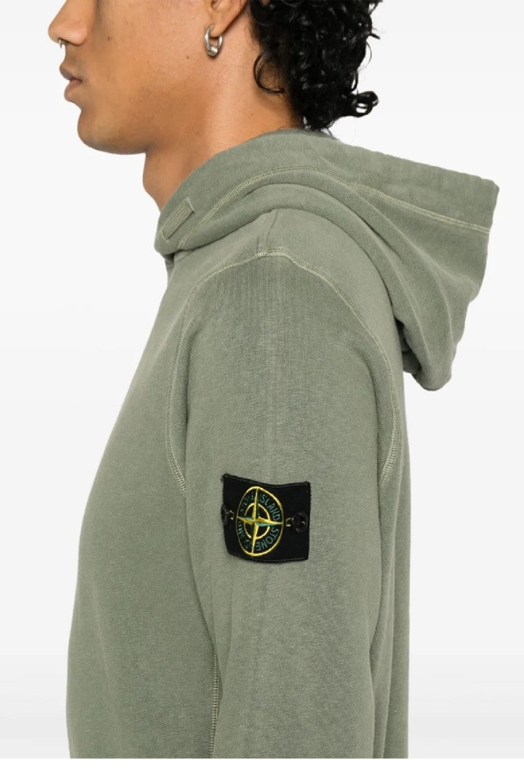 Stone Island Relaxed Fit Hooded Sweatshirt