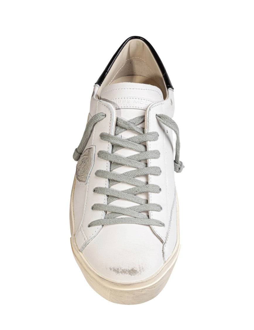 Philippe Model Prsx Low Leather Sneakers Black/White