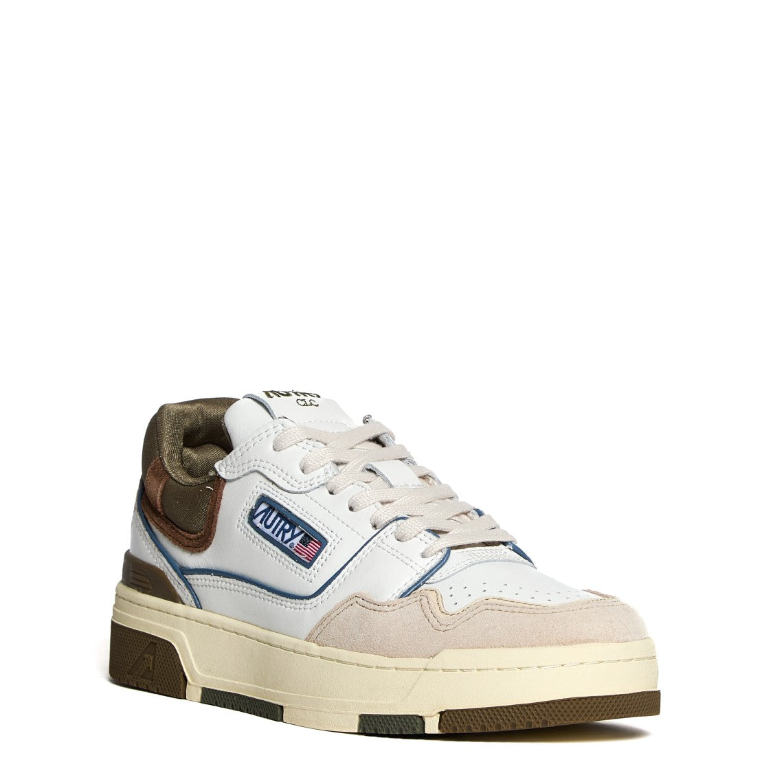 Autry Crafted Leather And Suede Low-Top Sneakers