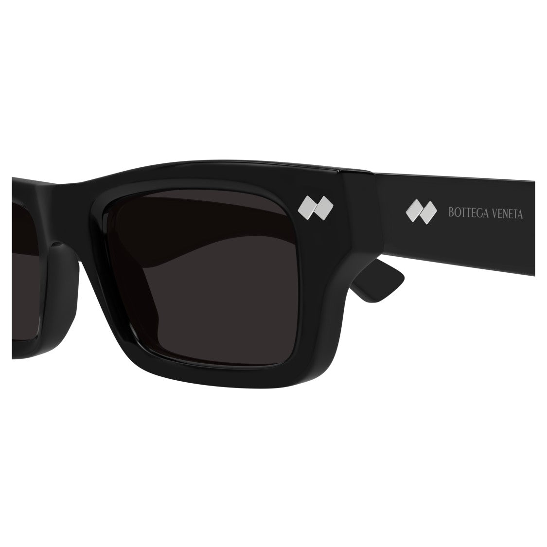 Bottega Veneta Bv1351s Rectangular Frame Recycled Acetate Sunglasses