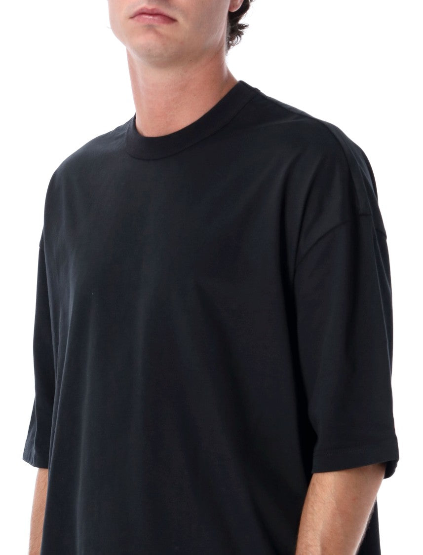 Comme Des Garçons Black Boxy Crewneck Cotton T-Shirt