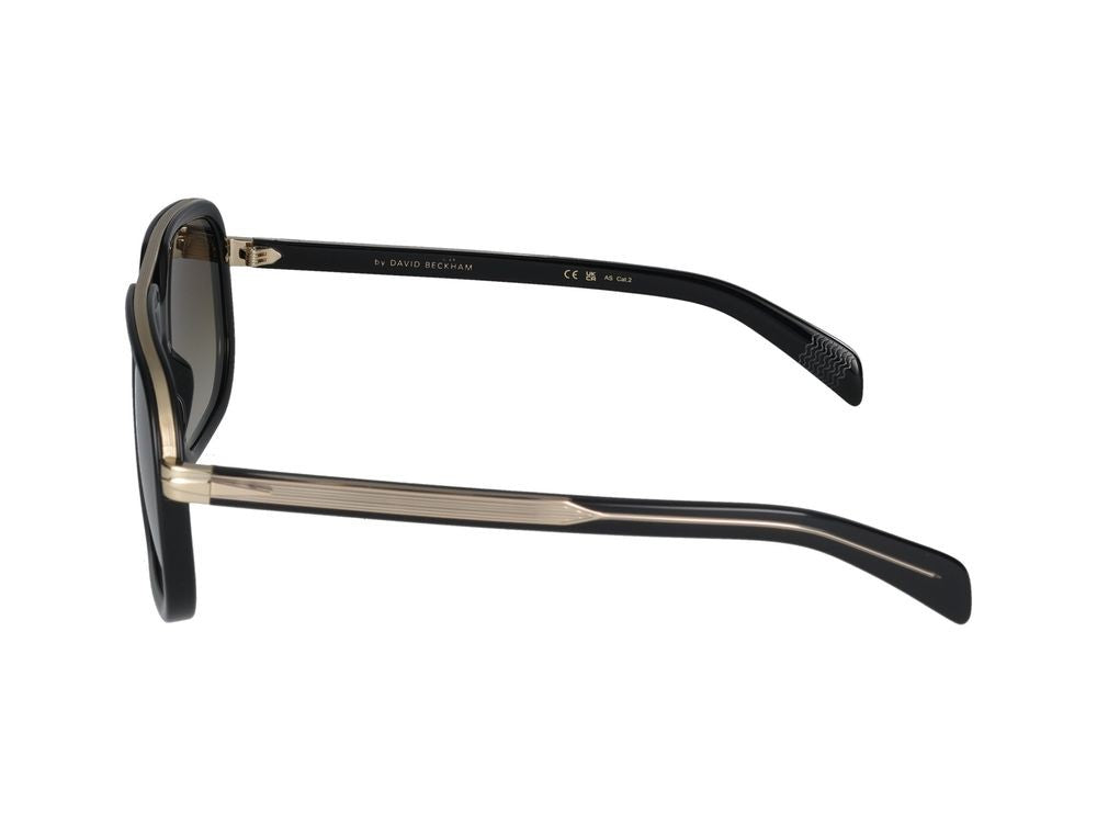 David Beckham Sunglasses Db 7101/S 2M2 Black Gold 57/18/145