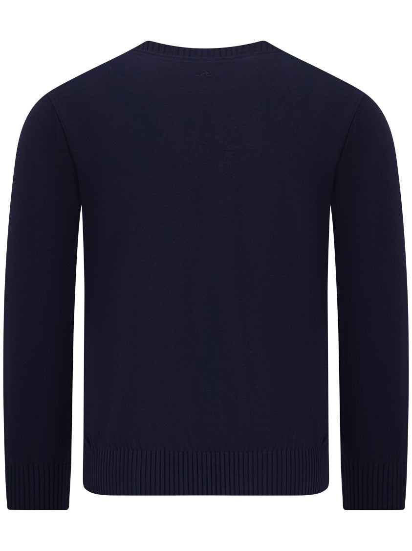 Paul & Shark Deep Navy Classic Cotton Sweater