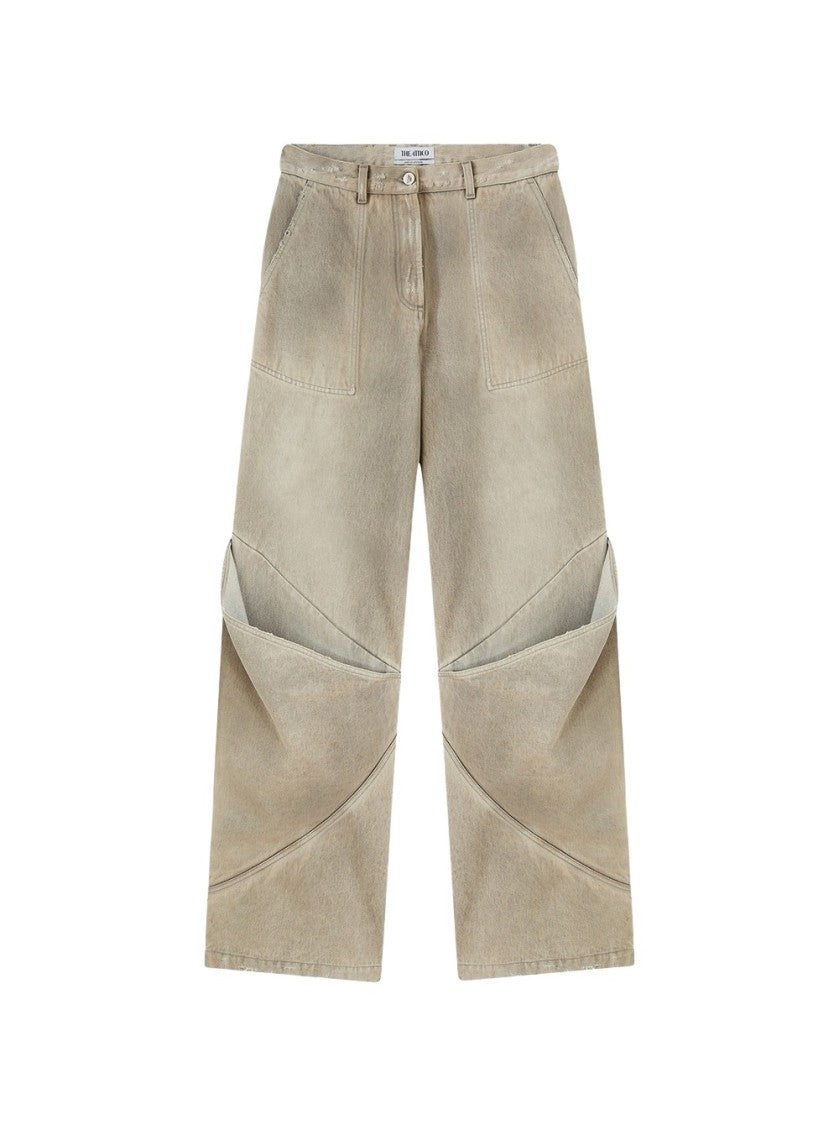 The Attico Baggy Long Pants Vintage Grey