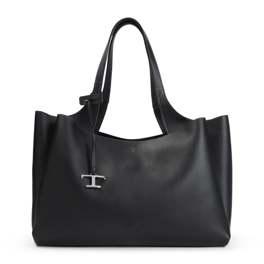 Tod's Apa Black Leather Shoulder Bag