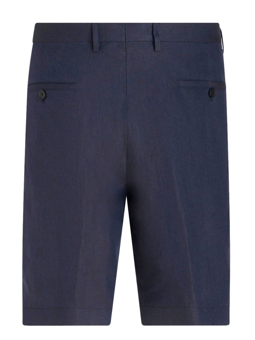 Etro Linen Bermuda Shorts