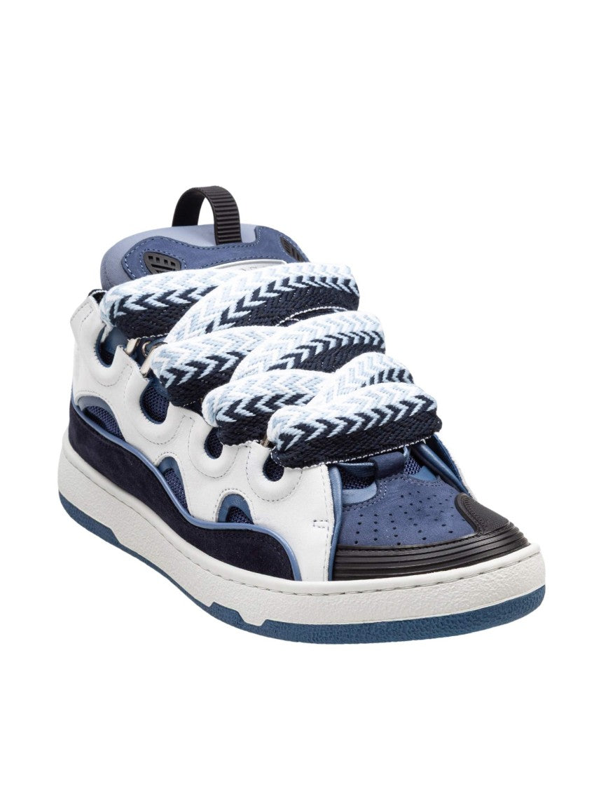 Lanvin Curb Leather Sneakers