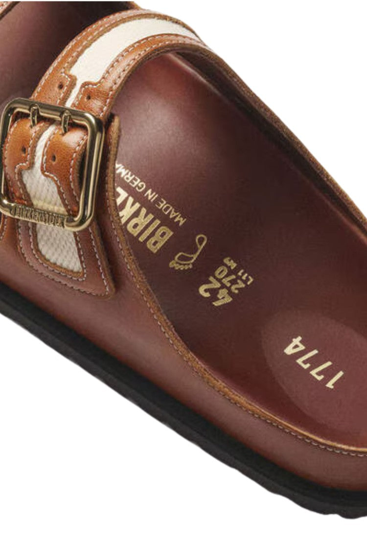 Birkenstock Cinnamon Arizona Bold Anatomical Footbed Slide Sandals