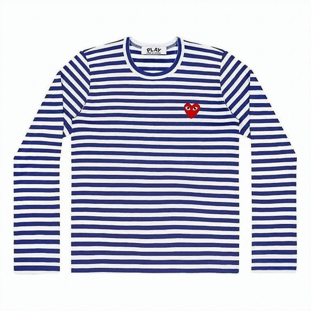Comme Des Garçons Striped Long-Sleeve Comme Des Garçons Shirt