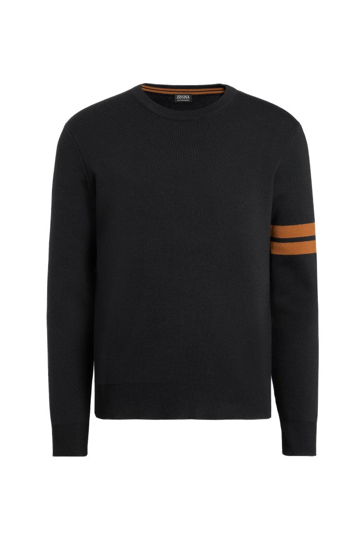 Zegna High Performance Wool Crewneck Sweater