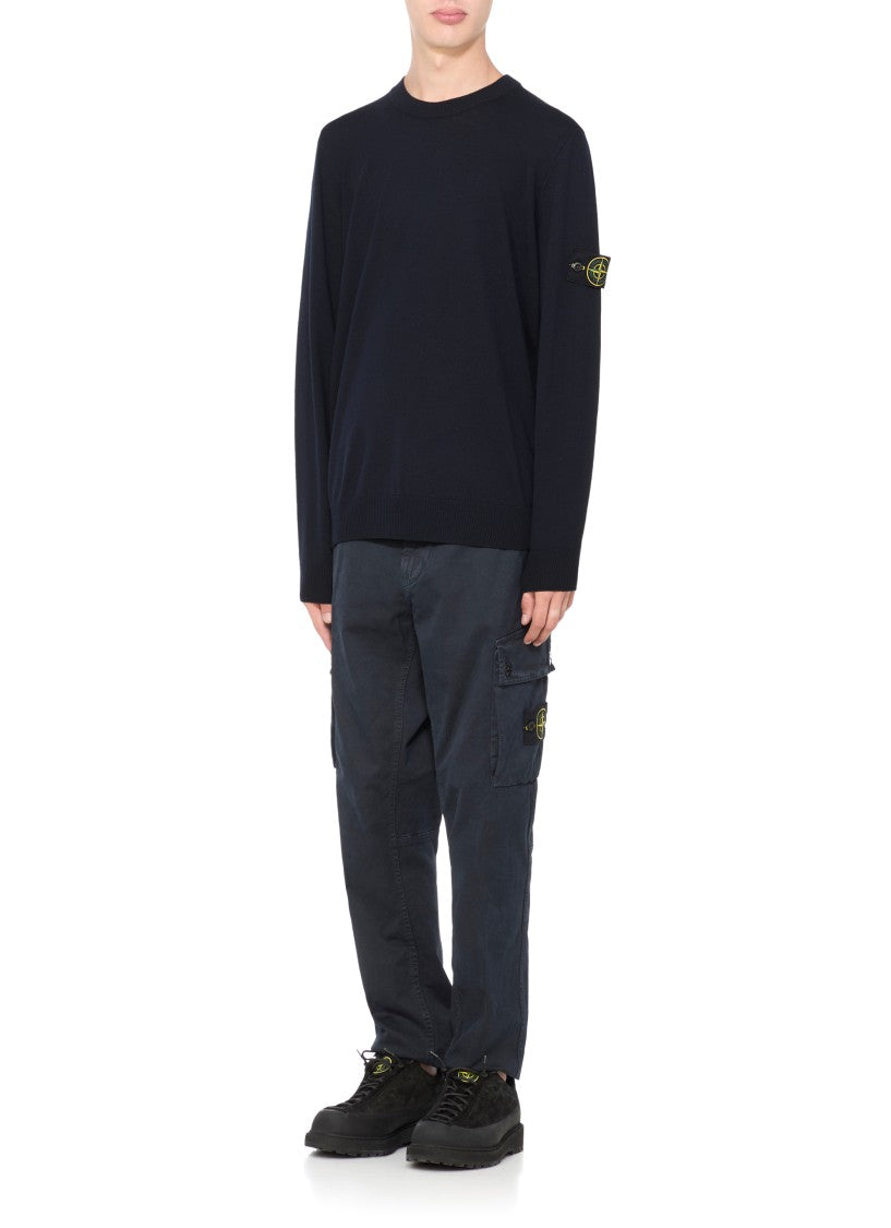 Stone Island Crew Neck Wool Sweater