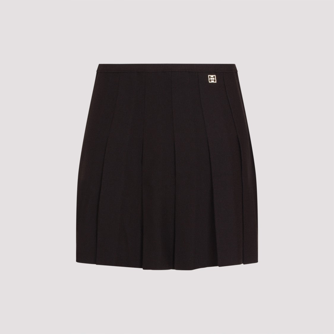 Givenchy Brown Wool Blend Classic Pleated Skirt