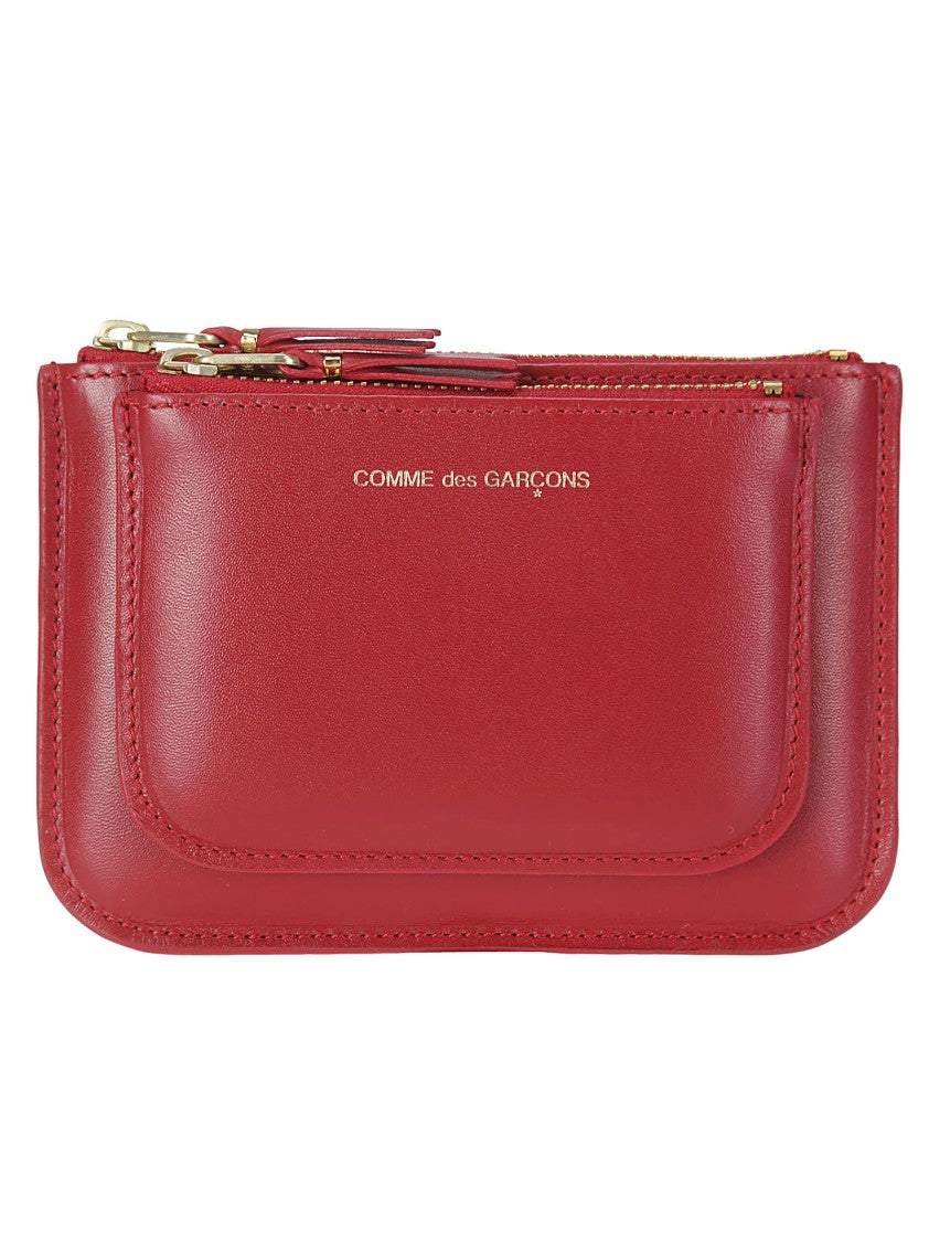 Comme Des Garçons Red Wallet With Door Holder