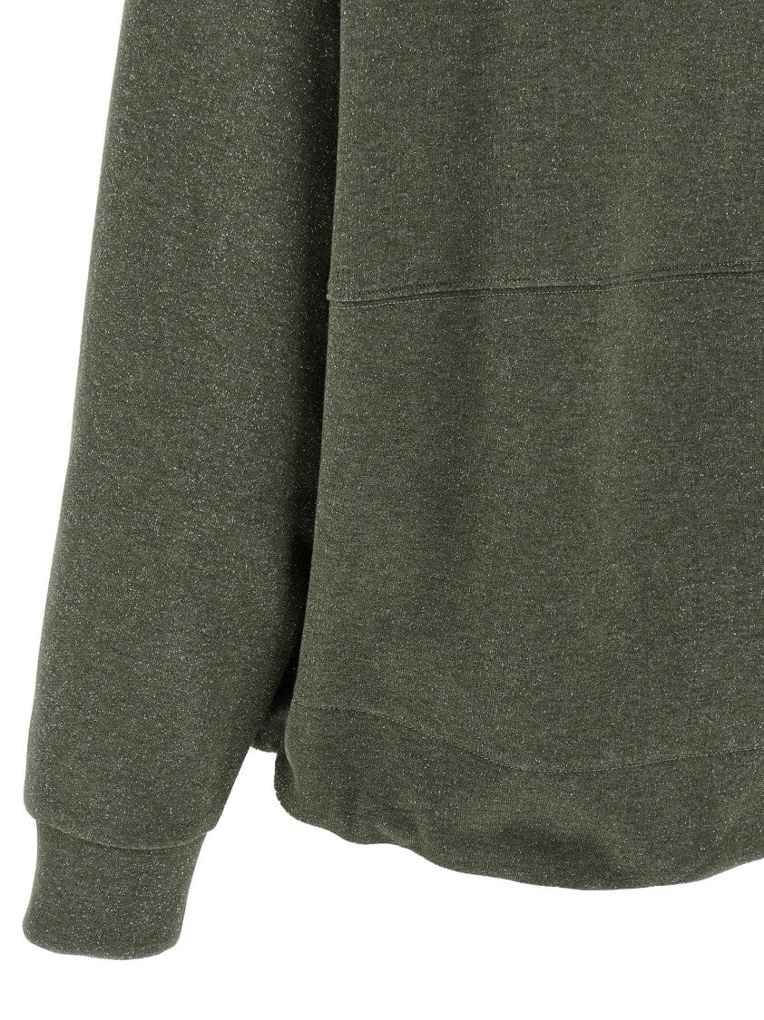 Peserico Lurex Cotton Fleece Hoodie
