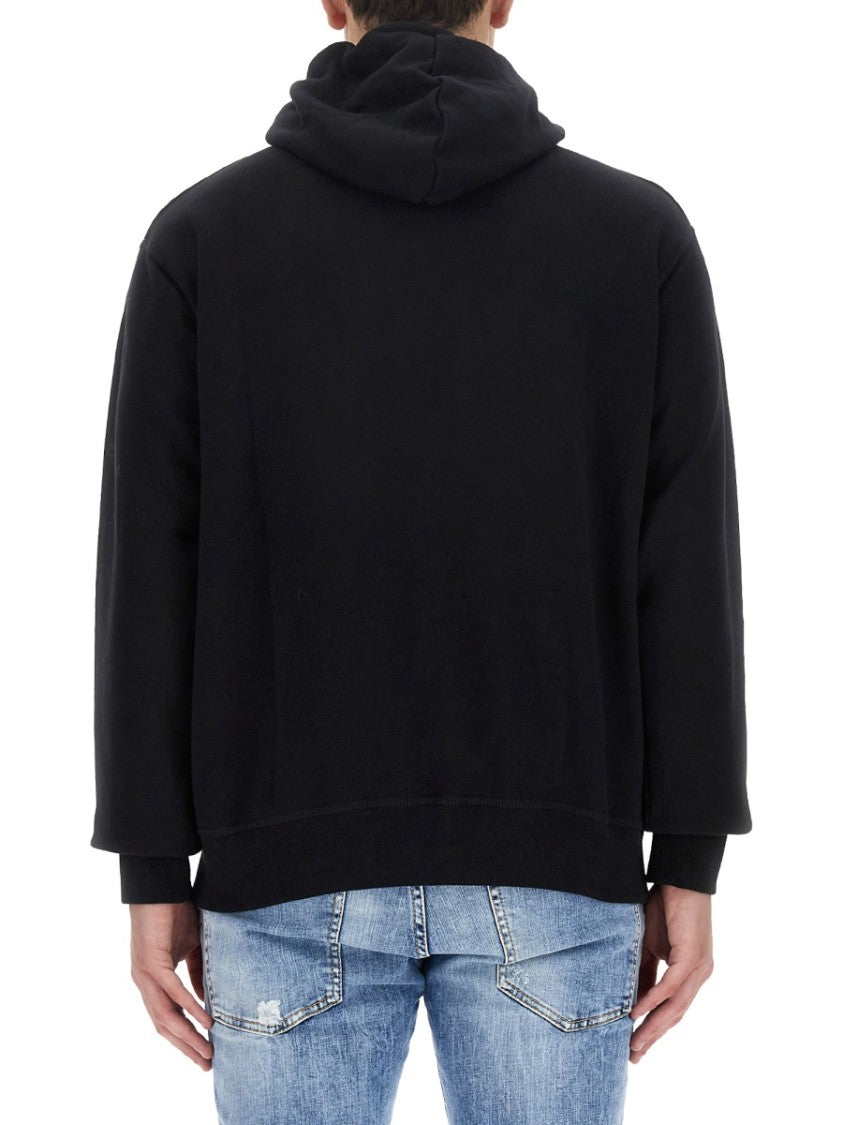 Dsquared2 Relaxed Fit Black Sweatshirt