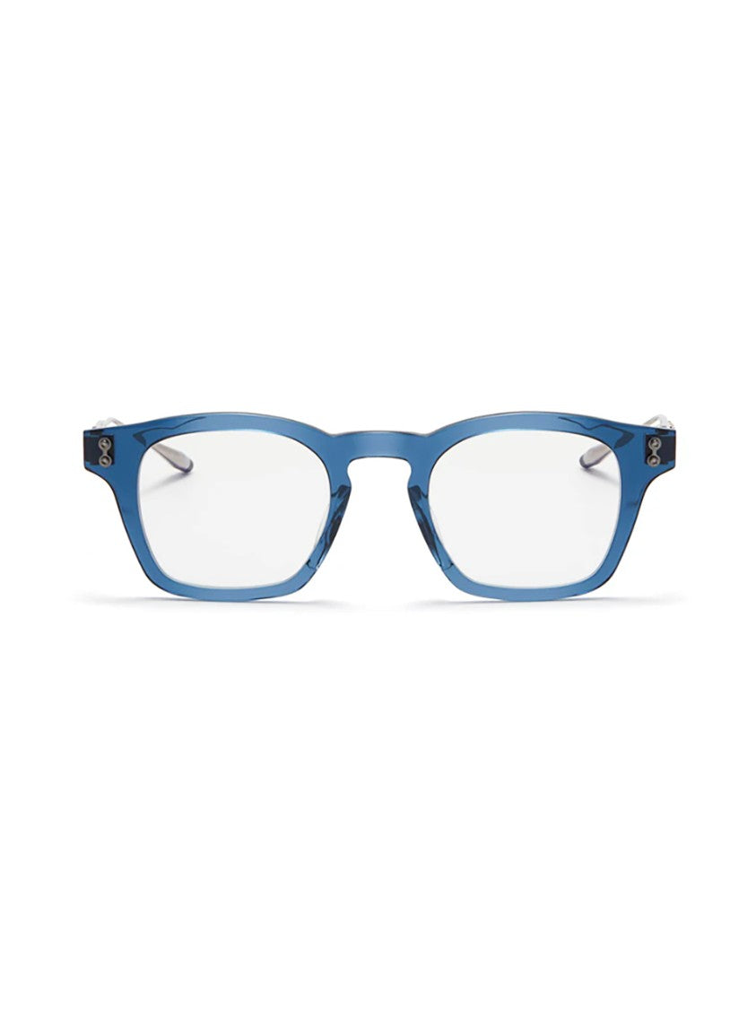 Akoni Blue Wise Translucent Acetate Eyeglasses