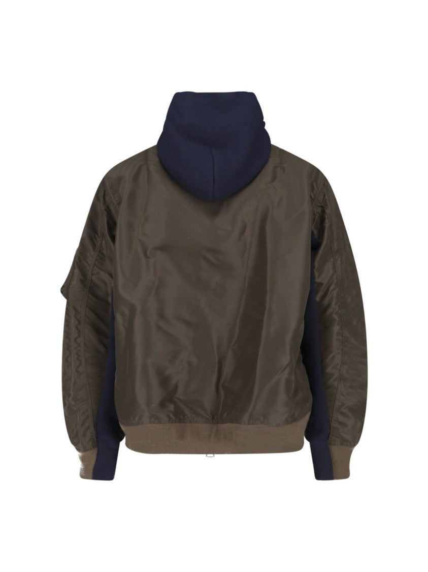 Sacai Patchwork Multicolour Jacket With Intricate Detailing