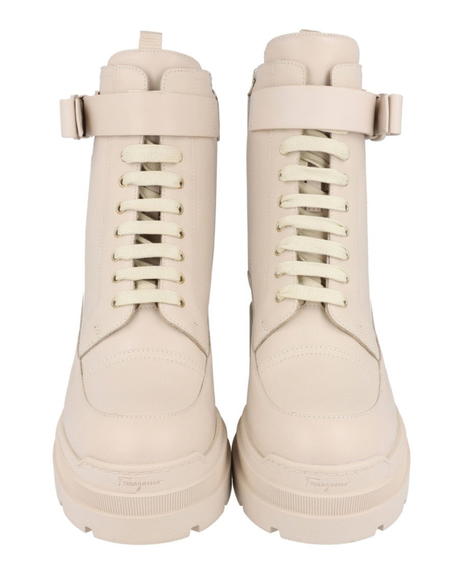 Ferragamo Lober Leather Ankle Boots