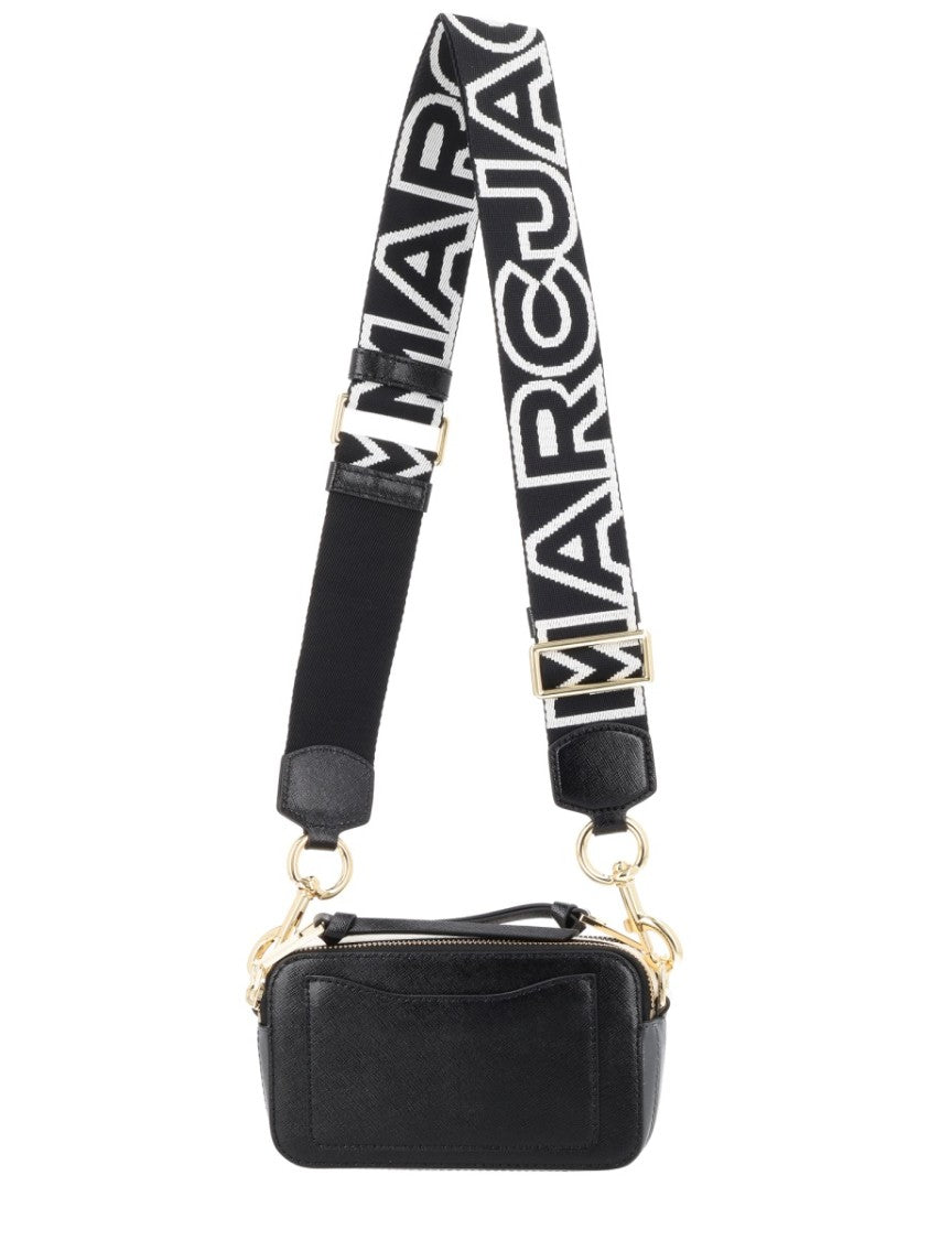 Marc Jacobs Compact Rectangular Shoulder Bag With Gold-Tone Logo