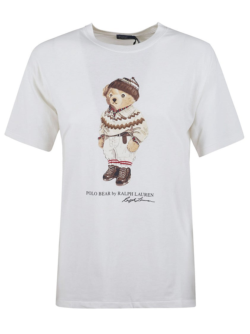 Polo Ralph Lauren Warm White Cotton Jersey T-Shirt