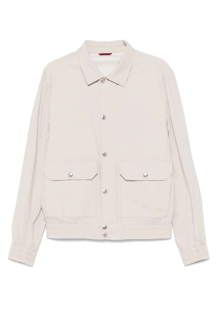 Brunello Cucinelli Refined Casual Jacket With Classic Collar