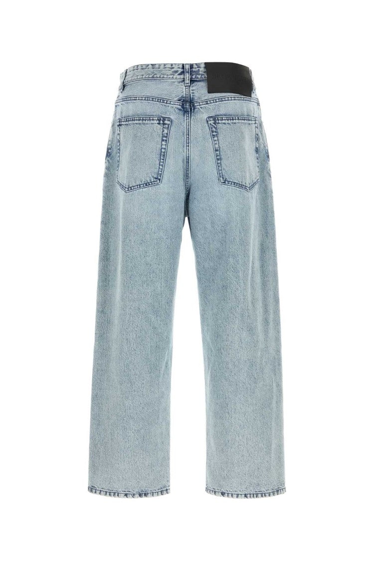 Jil Sander Relaxed Fit Light Wash Straight Leg Jeans