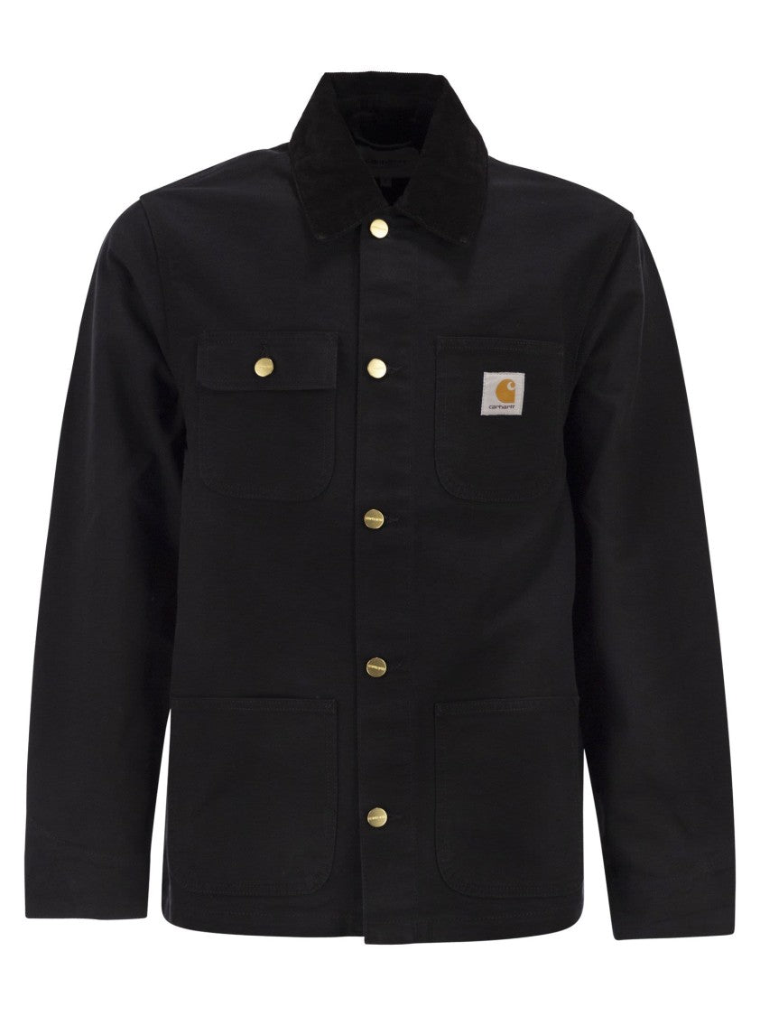 Carhartt Wip Michigan Unlined Work Jacket In Durable Canvas