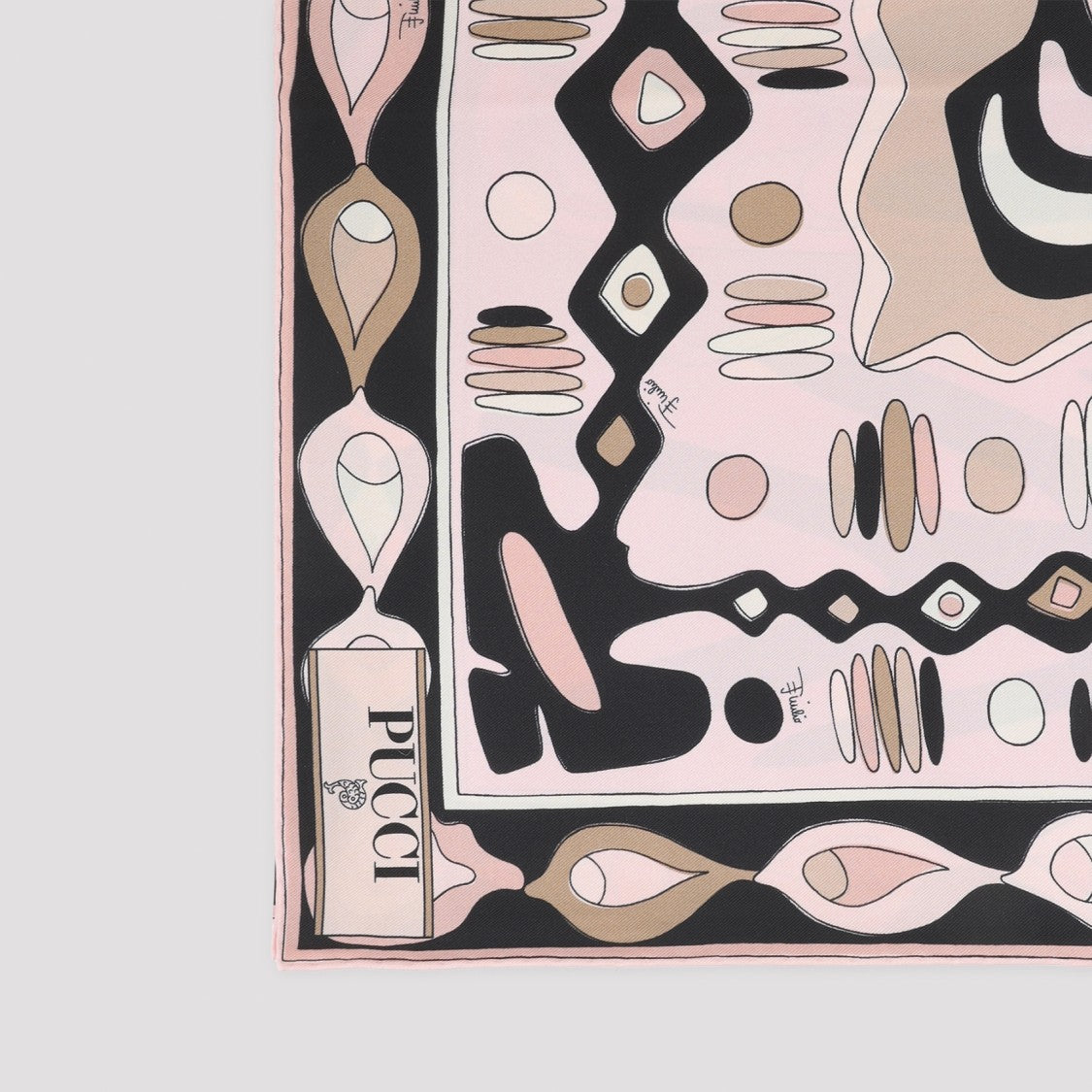 Pucci Abstract Pattern Silk Scarf