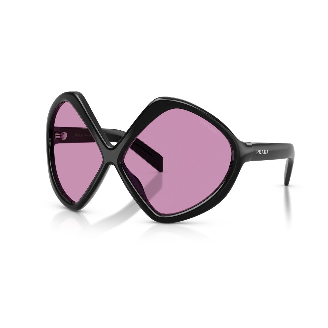 Prada 0Pr B21s Oversized Geometric Frame Sunglasses