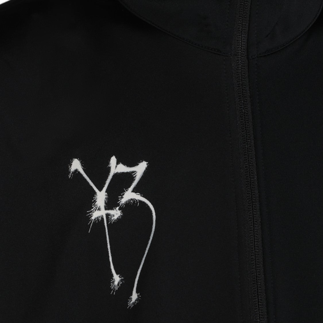 Y-3 Graphic Zip-Up High Collar Sweater