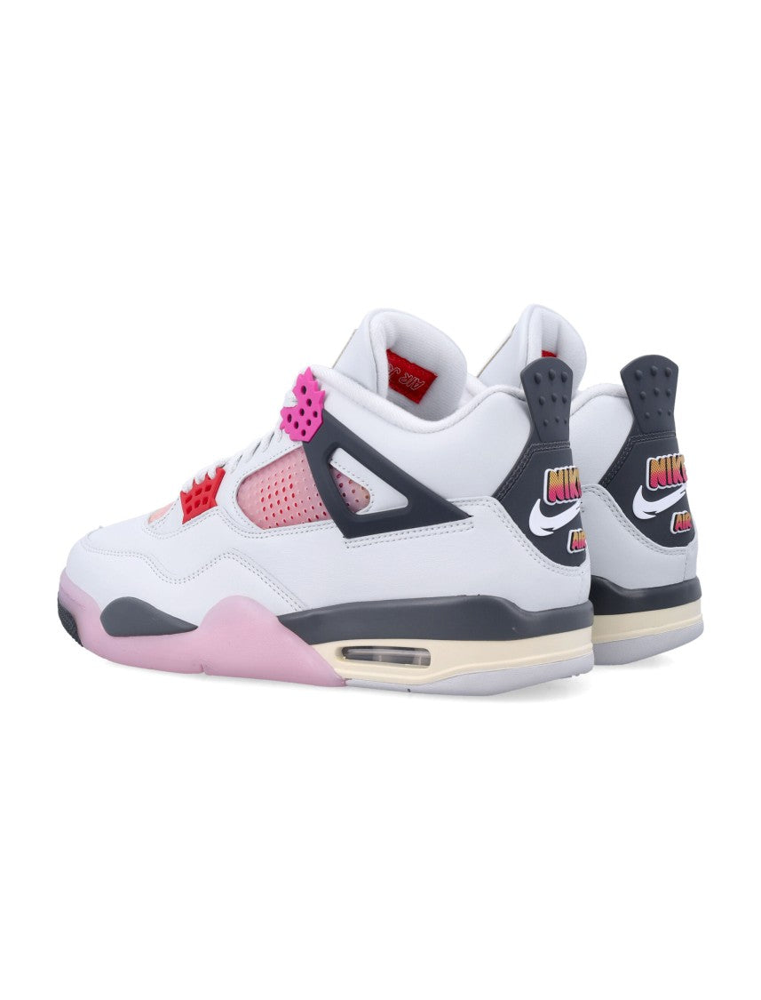 Nike Air Jordan 4 Retro Sneakers With Comic-Inspired Detailing