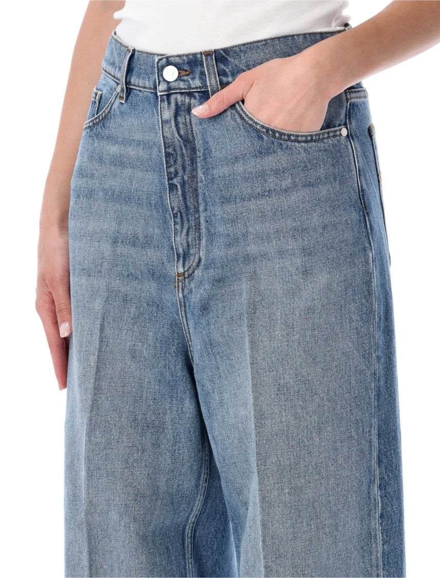 Stella Mccartney Iconic Blue Wide Leg Jeans