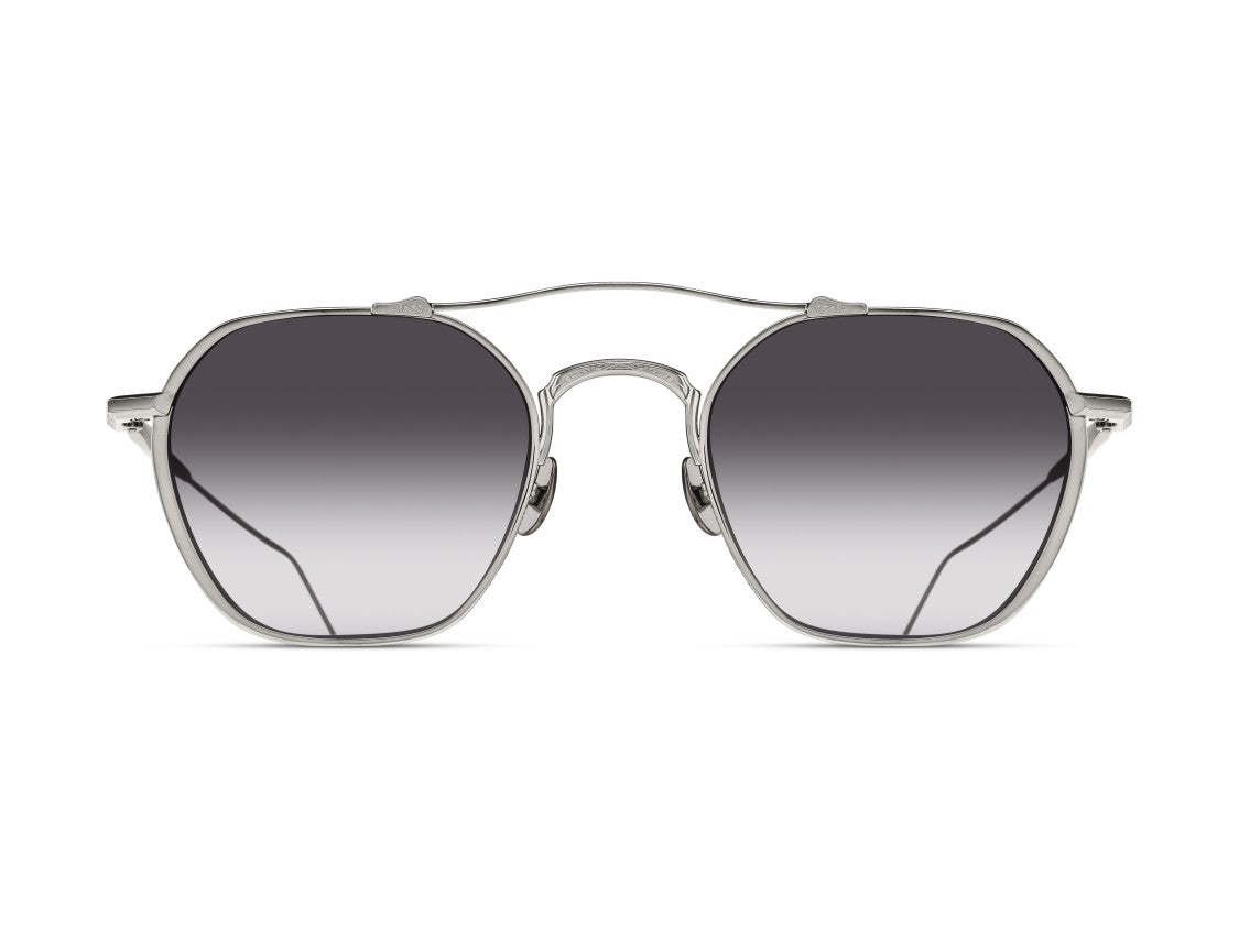 Matsuda Silver M3145 Gradient Geometric Sunglasses