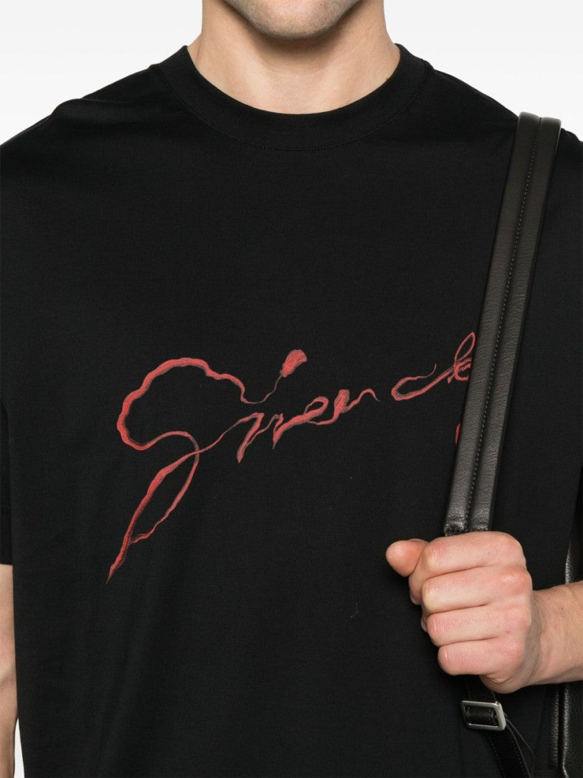 Givenchy Black Cotton Jersey T-Shirt