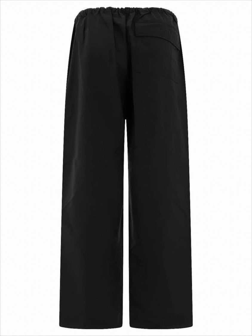 Acne Studios Relaxed Fit Straight-Leg Pants With Drawstring Waistband