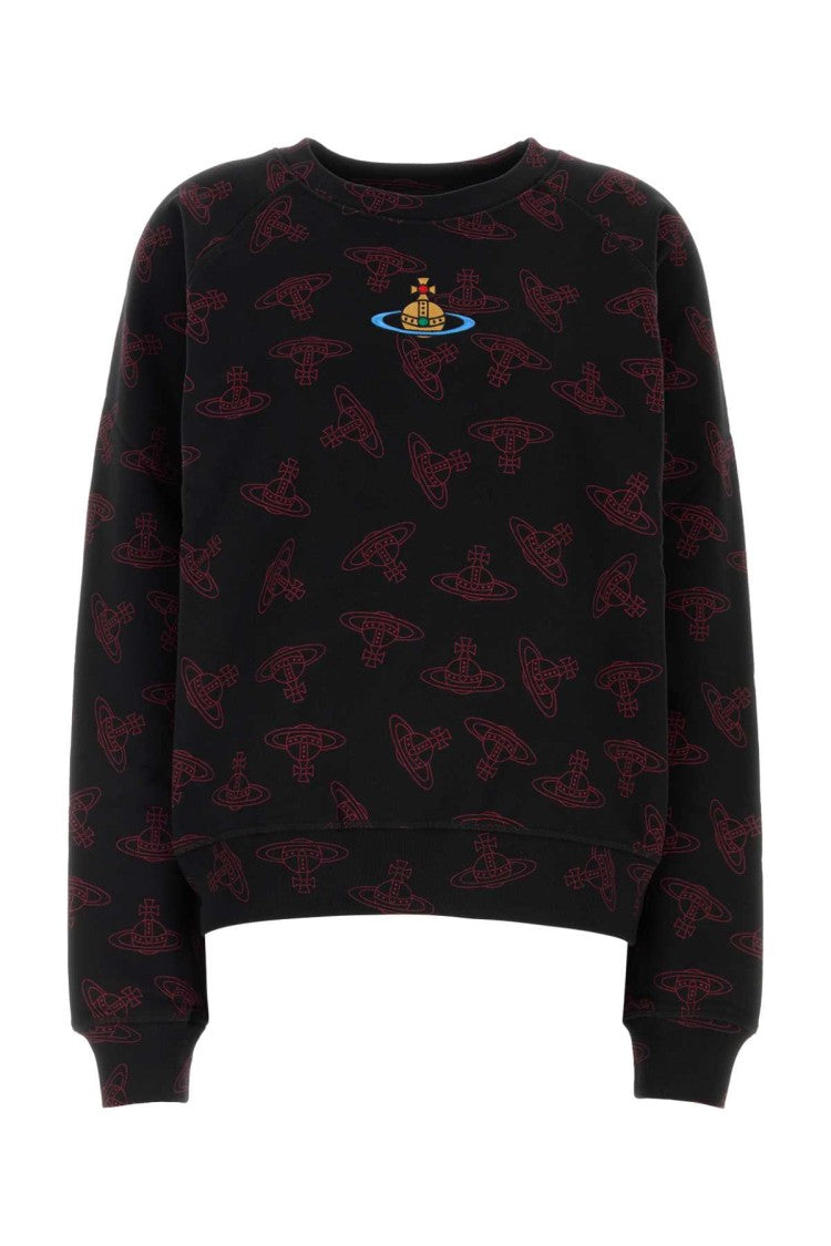 Vivienne Westwood Printed Cotton Oversize Sweatshirt