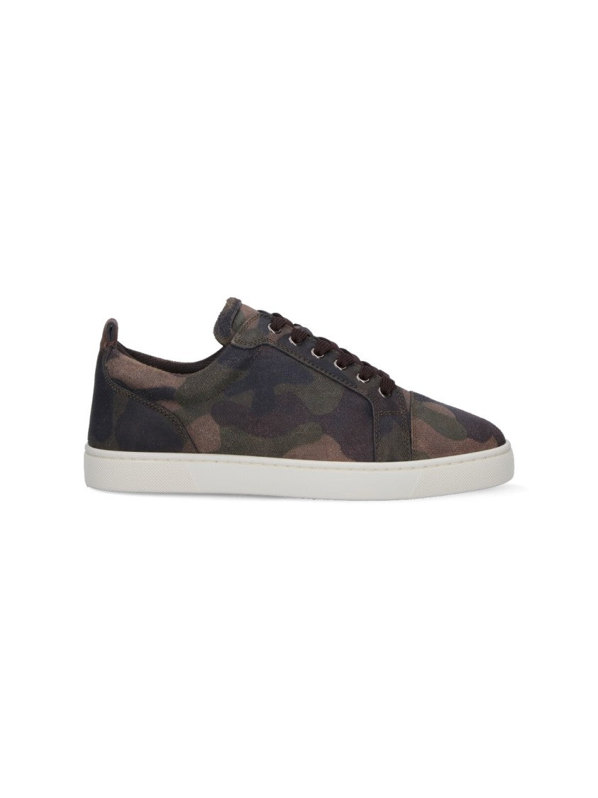 Christian Louboutin "Louis Junior" Sneakers – Brown