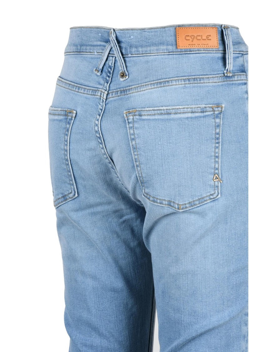 Cycle Bootcut Light Blue Jeans With Retro Silhouette