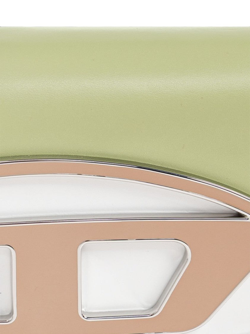 Diesel Rectangular Structured Emblem Handbag