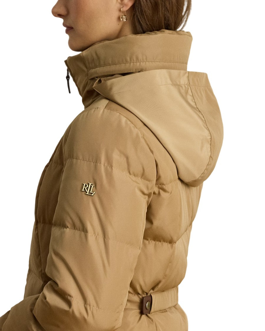 Lauren Ralph Lauren Classic Camel Insulated Down Coat