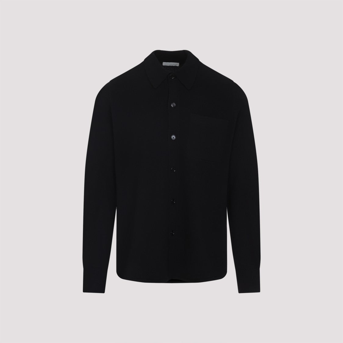 Dries Van Noten Black Cashmere Shirt