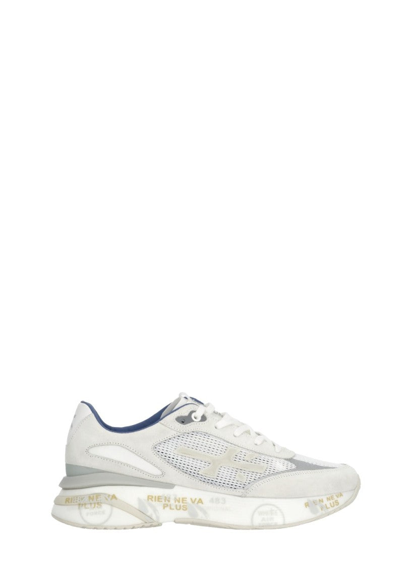 Prmt White Moerun 6732 Lettering Sneakers