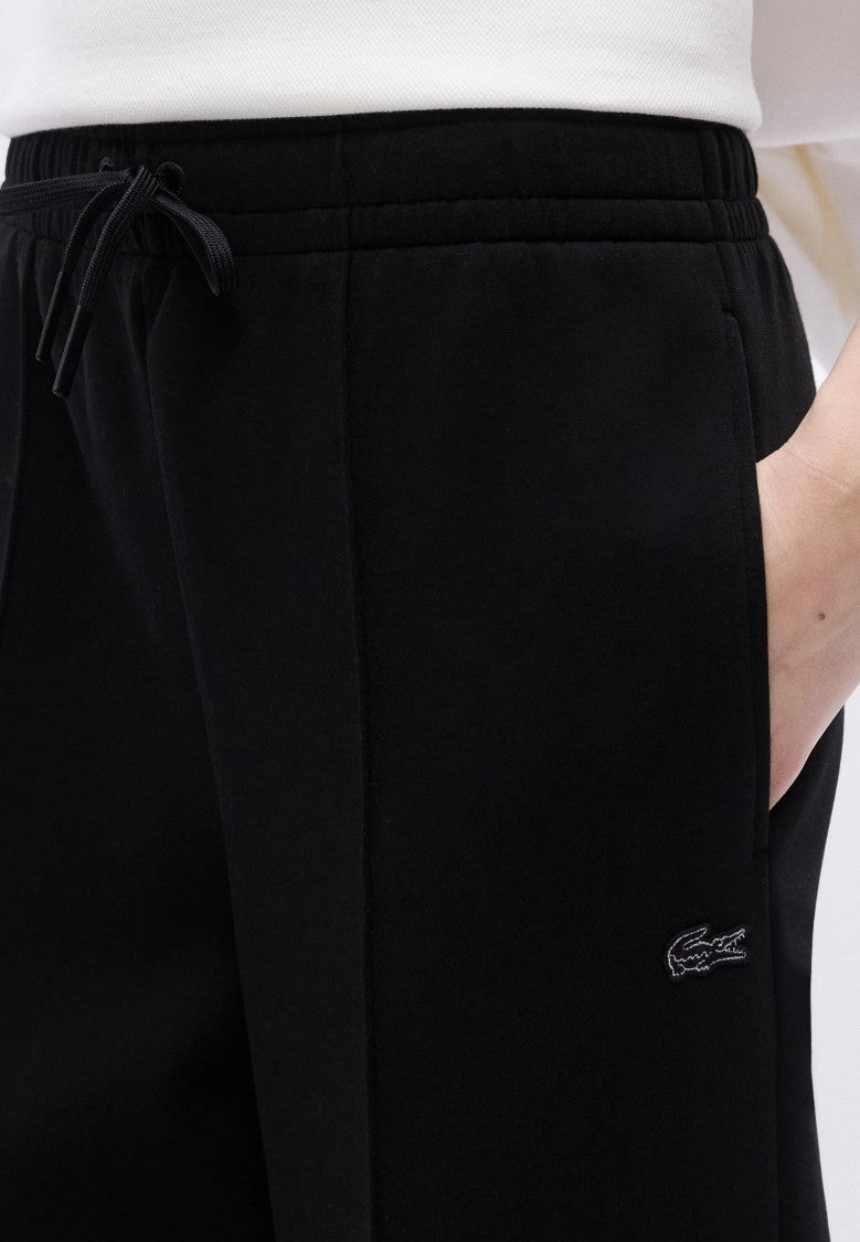 Lacoste High-Waisted Drawstring Wide-Leg Pants