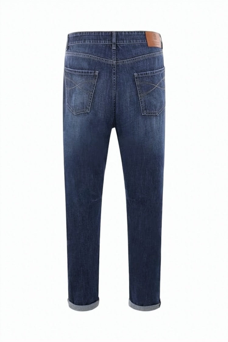 Brunello Cucinelli Denim Pants With Classic Five-Pocket Design