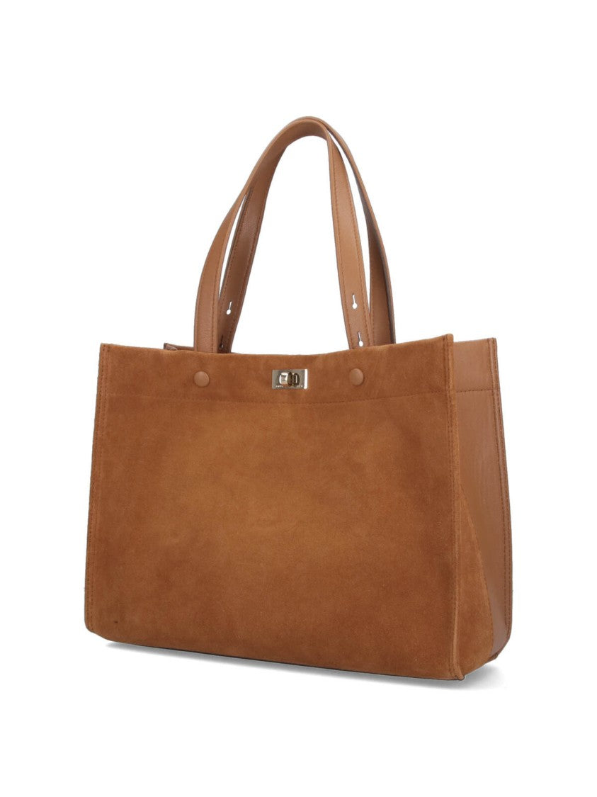 Anya Hindmarch "Mortimer" Small Tote Bag – Brown