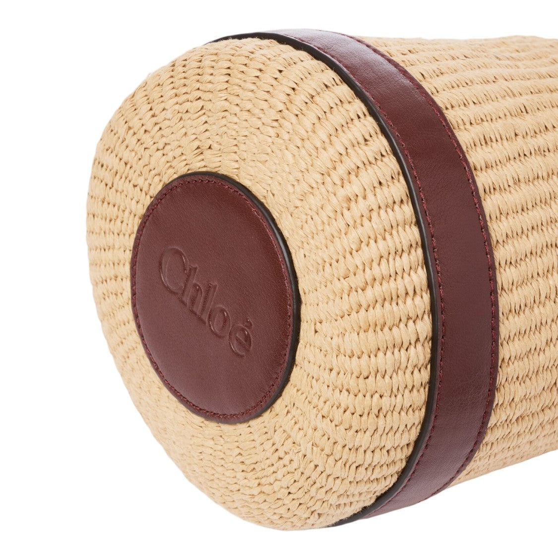Chloé Raffia And Leather Bucket Bag